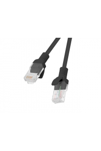 Obrázok pre Lanberg PCU6-10CC-0050-BK síťový kabel 0,5 m Cat6 U/UTP (UTP) Black