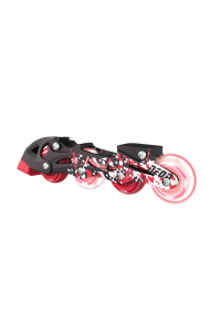 Obrázok pre Yvolution Neon Combo kolečkové brusle černá/červená, velikost 30-33
