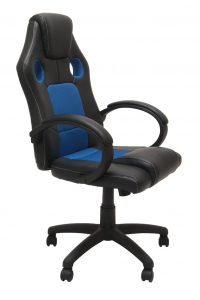 Obrázok pre Topeshop FOTEL ENZO NIEB-CZAR kancelářská a počítačová židle Polstrované sedadlo Polstrovaná zádová opěrka