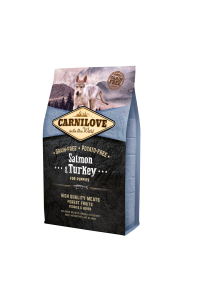 Obrázok pre CARNILOVE Salmon and turkey for puppies - suché krmivo pro psy - 4kg