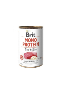 Obrázok pre BRIT Mono Protein Beef & Rice - mokré krmivo pro psy - 400g