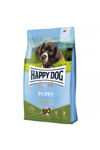 Obrázok pre HAPPY DOG Sensible Puppy Suché krmivo pro psy Jehněčí, Rýže 10 kg