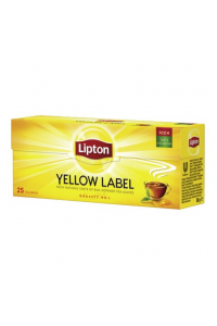 Obrázok pre Lipton černý čaj Yellow label 25 sáčků
