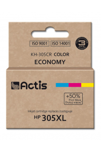 Obrázok pre Actis KH-305CR inkoustová náplň 1 kusů Kompatibilní Standardní výtěžnost Azurová, Purpurová, Žlutá