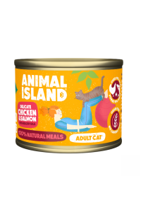 Obrázok pre ANIMAL ISLAND Kuře s lososem - vlhké krmivo pro kočky - 200 g