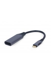Obrázok pre Cablexpert A-USB3C-DPF-01 adaptér k video kabelům 0,15 m USB typu C DisplayPort Šedá