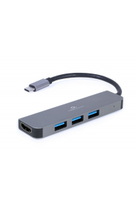 Obrázok pre Gembird A-CM-COMBO2-01 USB Type-C 2-v-1 multiportový adaptér (Hub + HDMI)