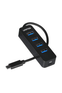 Obrázok pre UNITEK HUB USB-C 4XUSB-A 3.1, AKTIVNÍ, 10 WATTŮ,H1117B
