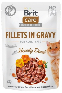Obrázok pre BRIT Care Fillets in Gravy kachní filety v omáčce - vlhké krmivo pro kočky - 85 g