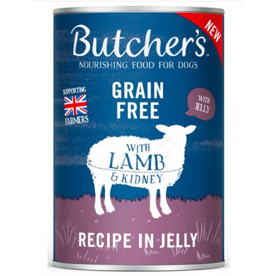 Obrázok pre BUTCHER'S Original Recipe in Jelly lamb - vlhké krmivo pro psy - 400g
