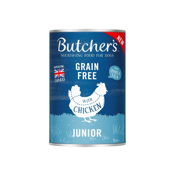 Obrázok pre BUTCHER'S Original Junior Chicken Jelly - vlhké krmivo pro psy - 400g