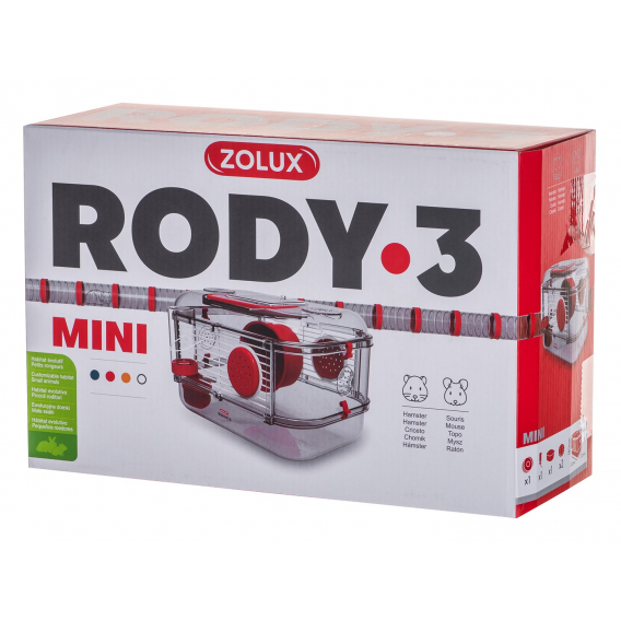 Obrázok pre ZOLUX Rody 3 Mini klec - Červené