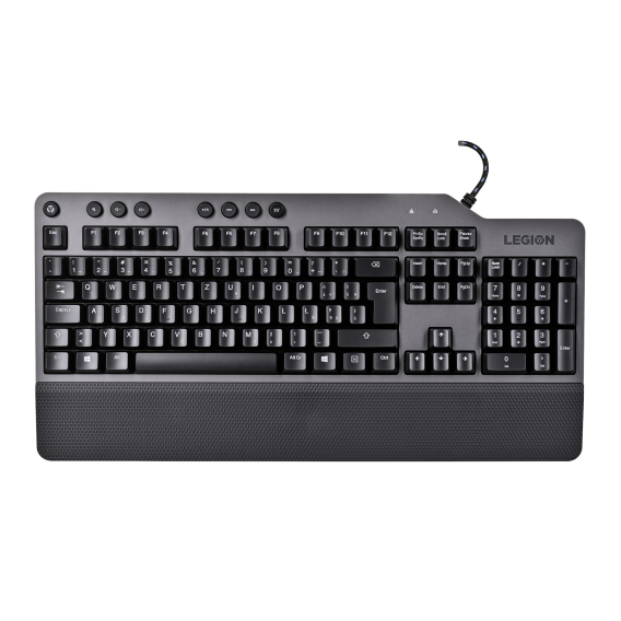 Obrázok pre Lenovo Legion K500 klávesnice USB QWERTZ Černá, Šedá