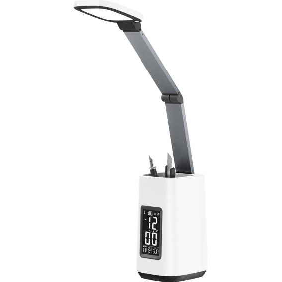 Obrázok pre Activejet AJE-TECHNIC LED stolní lampa s displejem bílá