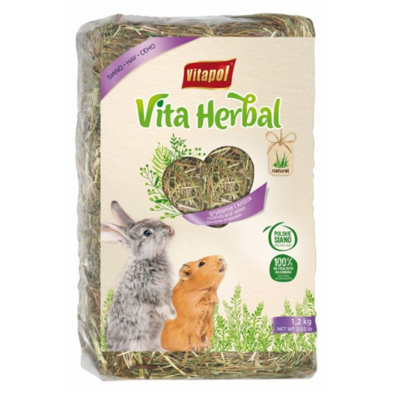 Obrázok pre VITAPOL Vita Herbal - seno pro hlodavce - 1,2 kg