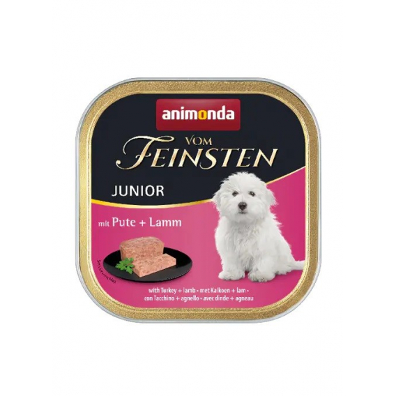 Obrázok pre ANIMONDA Dog Veom Feinsten Junior Krocan Jehněčí - Mokré krmivo pro psy - 150 g