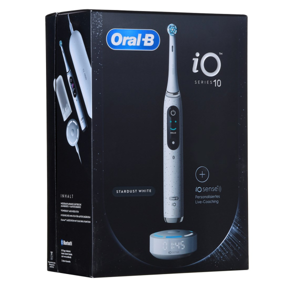 Obrázok pre ORAL-B iO Series 10 Stardust White elektrický kartáček + Nabíječka iO Sense Bílá