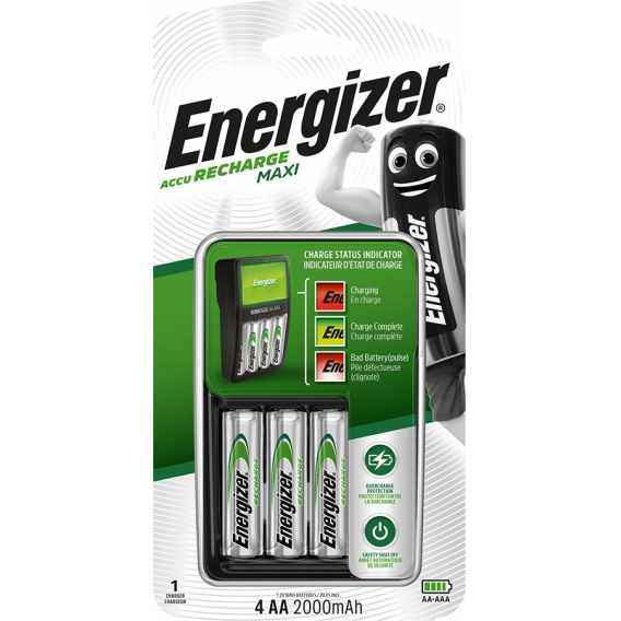 Obrázok pre Nabíječka baterií Energizer Maxi ACCU HR6 POW + 2 baterie AA 2000 mAh