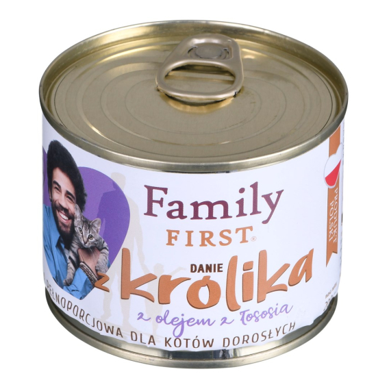 Obrázok pre FAMILY FIRST Rabbit - mokré krmivo pro kočky - 200g