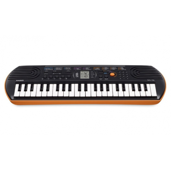 Obrázok pre Casio SA-76 digitální piano 44 klíče/klíčů Černá, Hnědá, Bílá