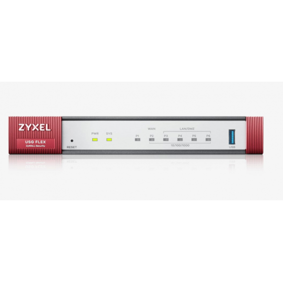 Obrázok pre Zyxel USG Flex 100 hardwarový firewall 0,9 Gbit/s