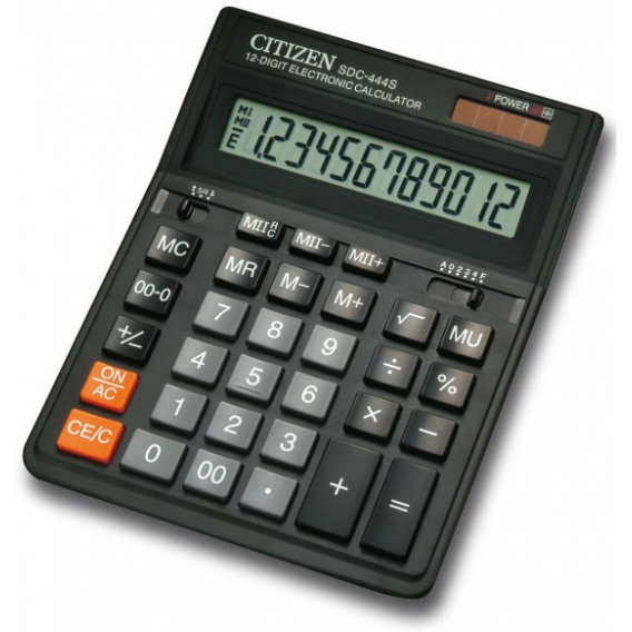 Obrázok pre Citizen SDC-444S kalkulačka Desktop Jednoduchá kalkulačka Černá