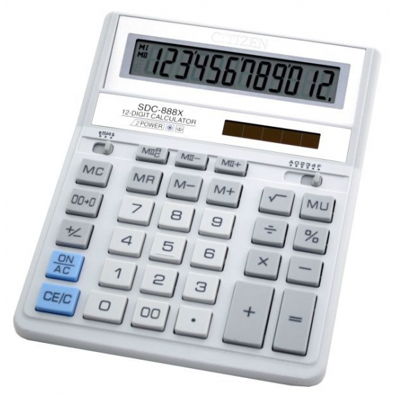 Obrázok pre Citizen SDC-888X kalkulačka Desktop Jednoduchá kalkulačka Bílá