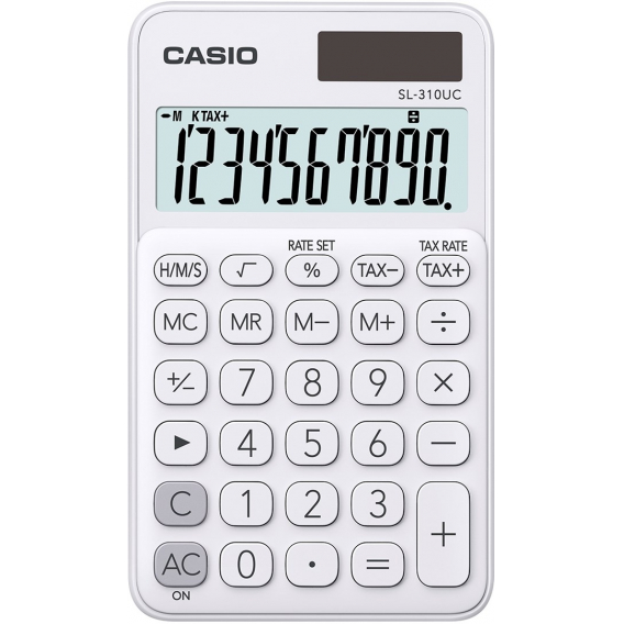 Obrázok pre Casio SL-310UC-WE kalkulačka Kapsa Jednoduchá kalkulačka Bílá