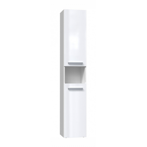 Obrázok pre Koupelnová skříňka NEL III 31x30x174 cm, bílá, lesklá