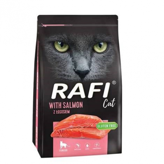 Obrázok pre DOLINA NOTECI Rafi Sterilised Cat with Salmon - Suché krmivo pro kočky - 7 kg