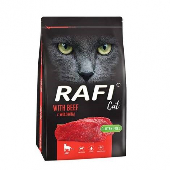 Obrázok pre DOLINA NOTECI Rafi Cat with Beef - Suché krmivo pro kočky - 7 kg