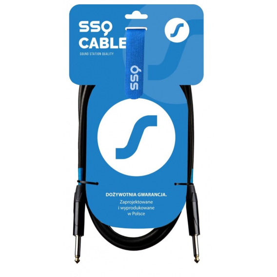 Obrázok pre SSQ JMPJMP2 SS-1446 Kabel Jack Mono - Jack Mono 2 m Černá