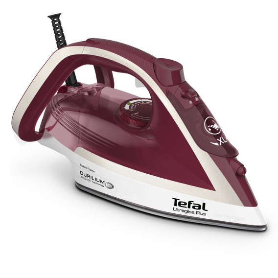 Obrázok pre Tefal Ultimate Pure FV6810 Napařovací žehlička 2800 W Červená, Stříbrná