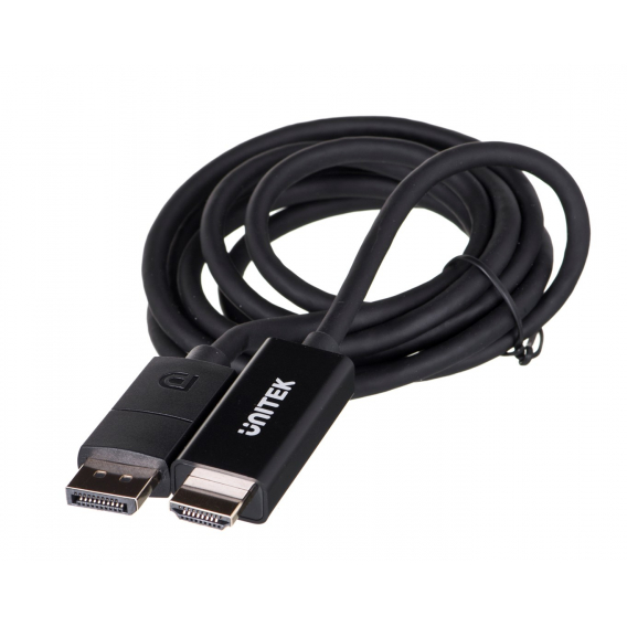 Obrázok pre KABEL UNITEK DisplayPort 1.2, HDMI, 4K@60HZ, 1,8M, V1608A