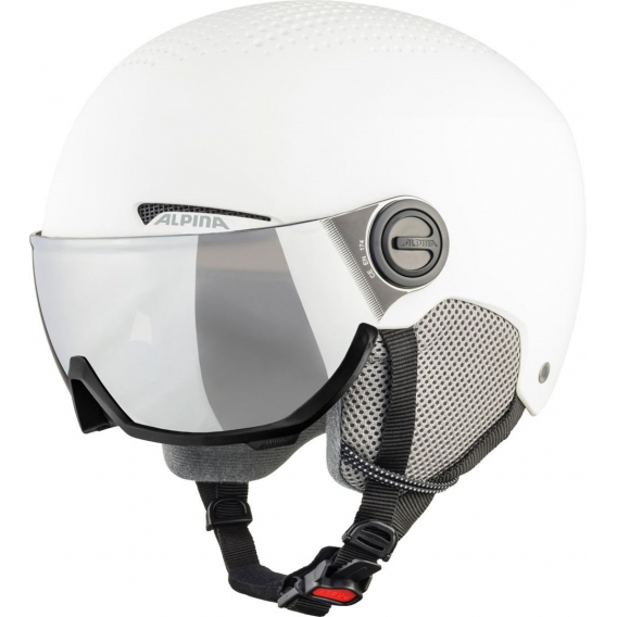 Obrázok pre ZIMNÍ PŘILBA ALPINA ARBER VISOR Q-LITE WHITE MATT 54-58