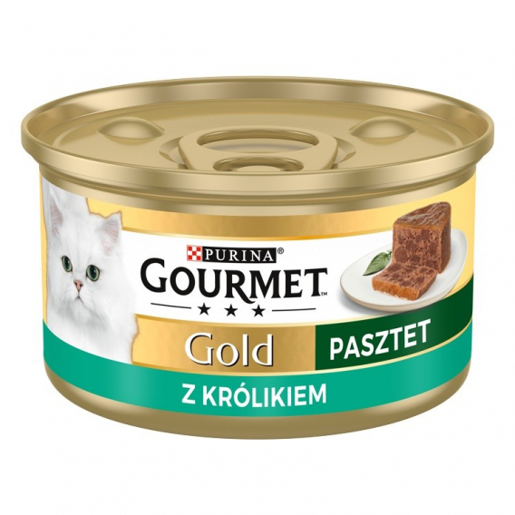 Obrázok pre GOURMET Gold Rabbit - mokré krmivo pro kočky - 85g