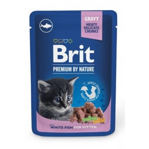 Obrázok pre BRIT Premium by Nature Kitten White fish - mokré krmivo pro kočky - 100 g