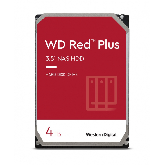 Obrázok pre Western Digital Red Plus WD40EFPX vnitřní pevný disk 3.5" 4000 GB Serial ATA III