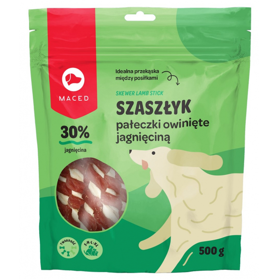 Obrázok pre MACED Skewer lamb stick - pochoutka pro psy - 500g