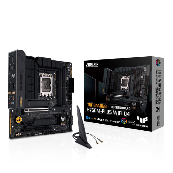 Obrázok pre ASUS TUF GAMING B760M-PLUS WIFI D4 Intel B760 LGA 1700 Micro ATX