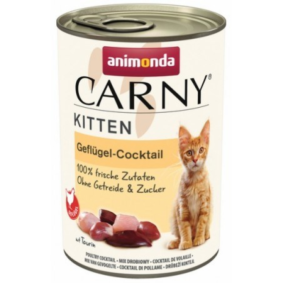 Obrázok pre ANIMONDA Carny Kitten Poultry Cocktail - mokré krmivo pro kočky - 400 g