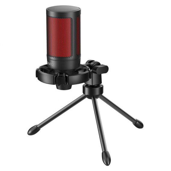 Obrázok pre SAVIO Kabelový herní mikrofon s podsvícením, stativem, USB, SONAR PRO