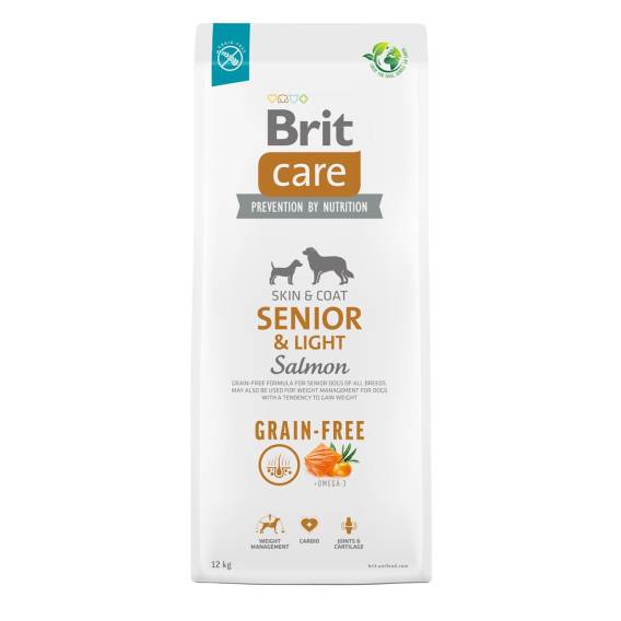 Obrázok pre BRIT Care Senior&Light Salmon - suché krmivo pro psy - 12 kg