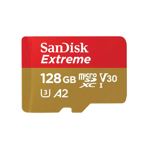 Obrázok pre SanDisk Extreme 128 GB MicroSDXC UHS-I Třída 10 + adaptér