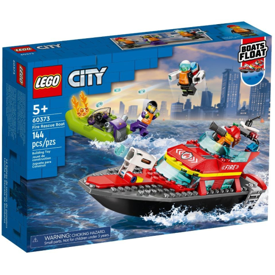 Obrázok pre LEGO CITY 60373 HASIČSKÝ ZÁCHRANNÝ ČLUN