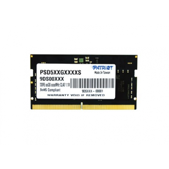Obrázok pre Patriot Memory Signature PSD516G480081S paměťový modul 16 GB 1 x 16 GB DDR5 4800 MHz