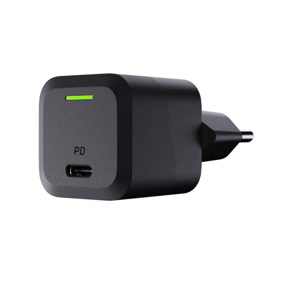 Obrázok pre USB Charger Green Cell PowerGaN 33 W PD 3.0 QC 3.0 1x USB-C black