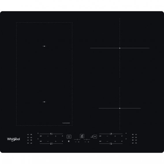 Obrázok pre Whirlpool WL B3360 NE Černá Vestavěné 59 cm Indukční varná deska se zónami 4 zóna/zón