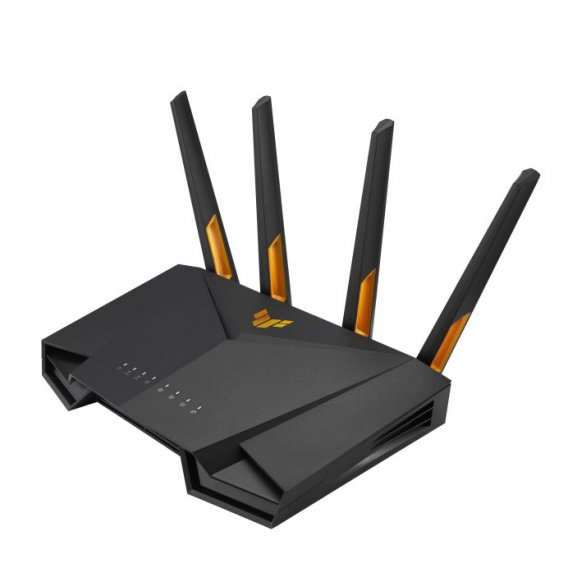 Obrázok pre ASUS TUF Gaming AX3000 V2 bezdrátový router Gigabit Ethernet Dvoupásmový (2,4 GHz / 5 GHz) Černá, Oranžová