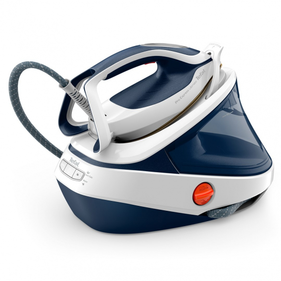 Obrázok pre Tefal Pro Express Ultimate II GV9712 3000 W 1,2 l Podešev Durilium Airglide Modrá, Bílá